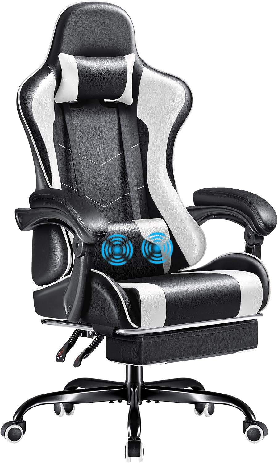 Video Gaming & Esports Usd Acc - Furmax Gaming-Stuhl, Videospielstuhl mit Fußstütze und